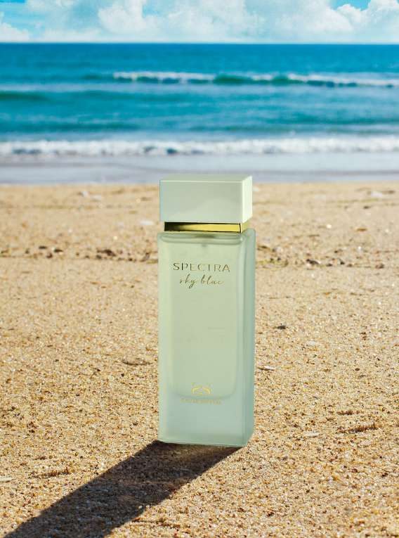 Sky Blue, perfume árabe acuático fresco de Dubái disponible en Chile