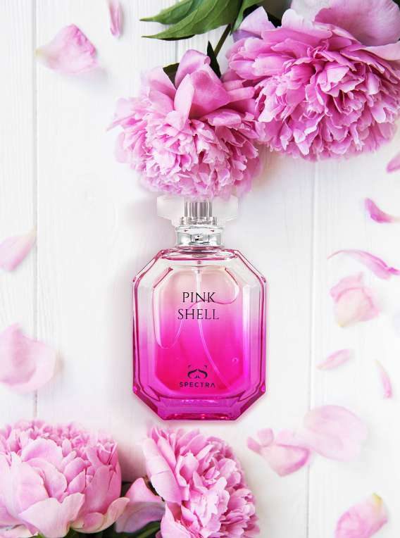 Pink Shell, perfume árabe oriental gourmand de Dubái disponible en Chile